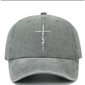 New Faith Baseball Cap (Gray Color)